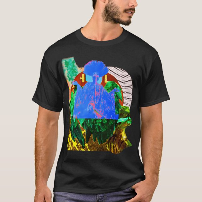 Camiseta Afrofuturismo con alas v2 (Anverso)