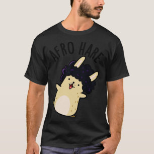 Camiseta Afrohare Conejo Gracioso Con Afro Pun 1