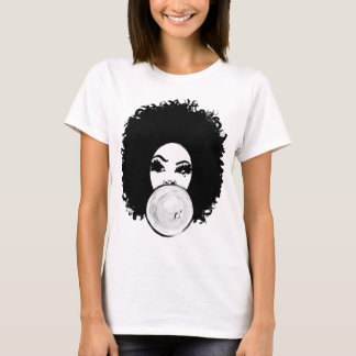 Camiseta Afrokini Curly de pelo grande para la cima de la b