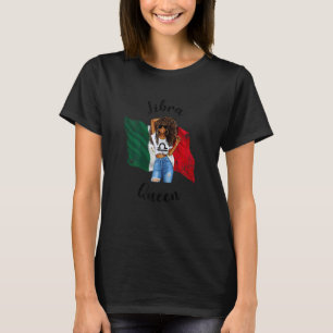 Camiseta Afromexicana reina de la lira africana mexicana