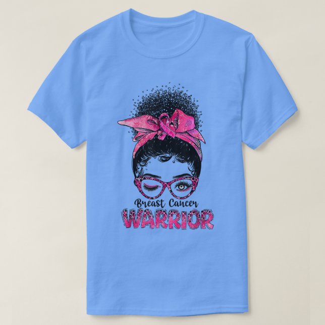 Camiseta Afromujeres negras concientizan sobre el cáncer de (Diseño del anverso)