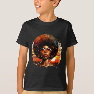 Camiseta Afromujeres Orgullo negro Melanin afroamericano