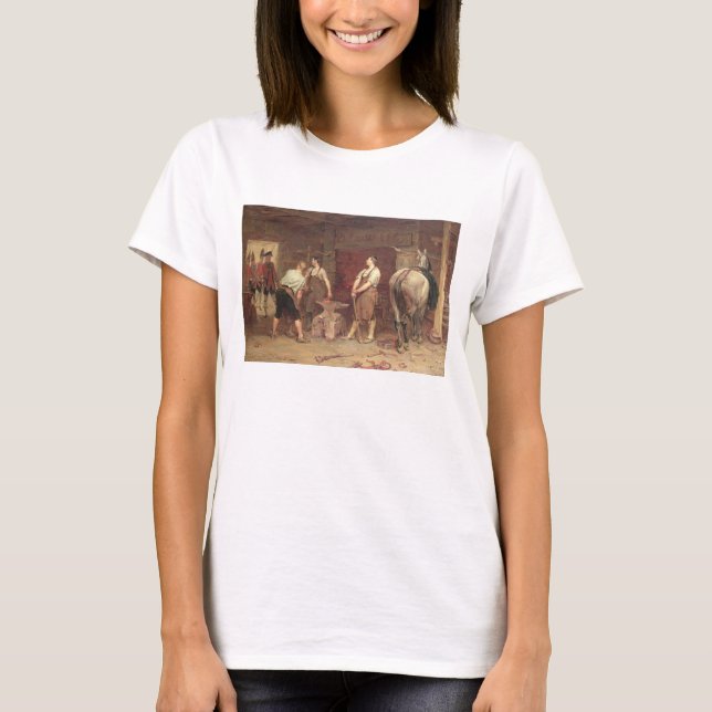 Camiseta After Culloden: Rebel Hunting (oil on canvas) (Anverso)