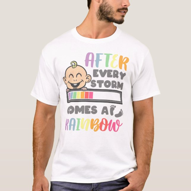 Camiseta After Every Storm Comes A Rainbow - Baby Rainbow (Anverso)