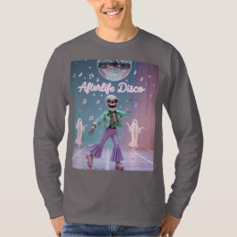 Camiseta Afterlife Disco – Groovy Skeleton Dance in Pastel