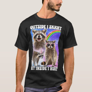 Camiseta Afuera, me desmoroné, pero dentro me duele