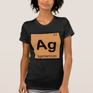 Camiseta Ag - Agamenón Tabla Periódica Química Griega