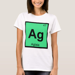 Camiseta Ag - Aglaia Gracias Símbolo de la Tabla Periódica 