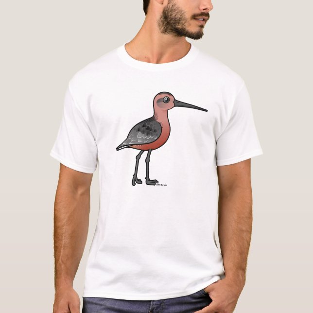 Camiseta agachadiza Barra-atada (Anverso)