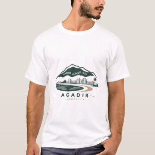 Camiseta Agadir Marruecos Ropa de calle de viaje
