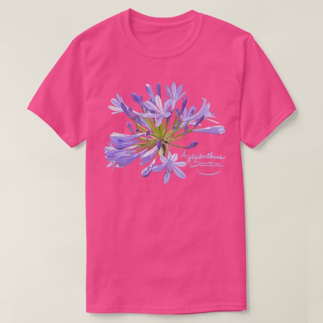 Camiseta Agapanthus (Diseño del anverso)