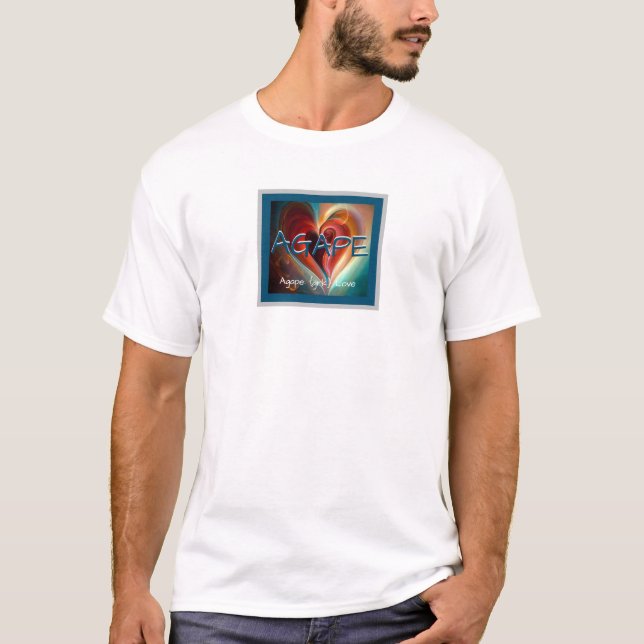 Camiseta Agape - T Shirt Blue Boarder (Anverso)