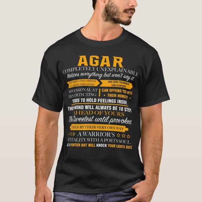 Camiseta AGAR completamente inexplicable (Anverso)