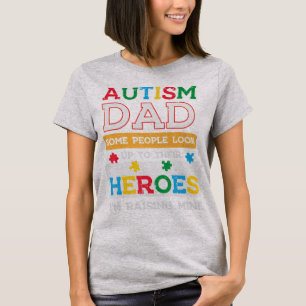 Camiseta Agarra este lindo autismo papá héroes que estoy cr