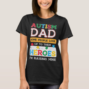Camiseta Agarra este lindo autismo papá héroes que estoy cr