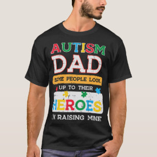 Camiseta Agarra este lindo autismo papá héroes que estoy cr