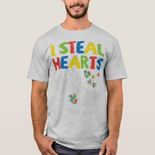 Camiseta Agarra este lindo I Robar corazones Trex Dinosaur 
