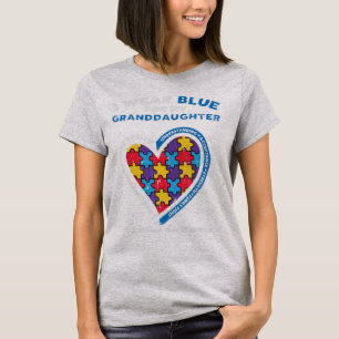 Camiseta Agarra este lindo rompecabezas de azul para la nie