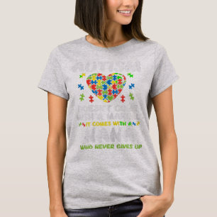 Camiseta Agarra este tierno autismo no viene con Nana manua
