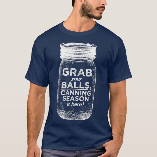 Camiseta Agarra tu bolas para comer Bolsa de temporada (Anverso)