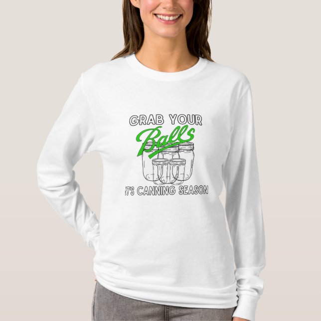 Camiseta Agarra tus frascos... es temporada de caza (Anverso)