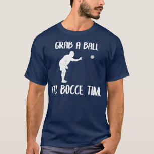 Camiseta Agarra Una Bola En Su Bocada De Tiempo De Bocada