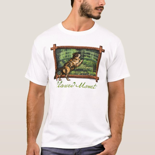 Camiseta agarrada de Monet (Anverso)