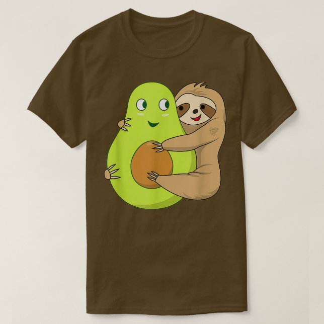 Camiseta Agarrado de aguacate de regalo de animal malvado (Diseño del anverso)