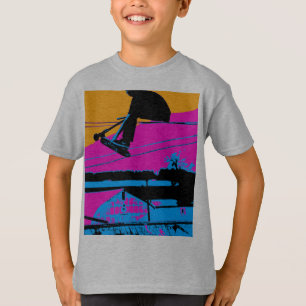 Camiseta Agarrador de cola alta motocicleta voladora