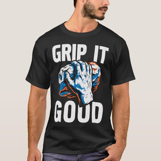 Camiseta Agarralo Bien Roca Escalar Bouldering (Anverso)