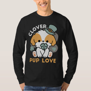Camiseta Agarre afortunado con Clover - Regalo del Día de S