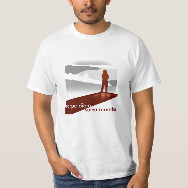 Camiseta Agarre el día, (Anverso)