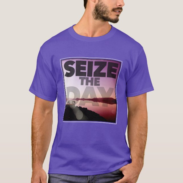 Camiseta Agarre el día (Anverso)