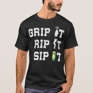 Camiseta Agarre el rip it Sip It Funny Beer Drinker net bad