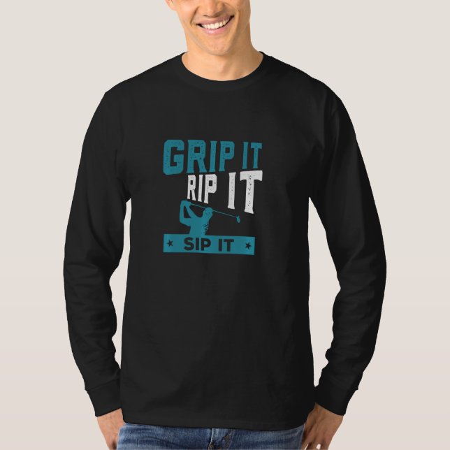 Camiseta Agarre El Swing It Sip It Sp It Golf Bunker Hazrou (Anverso)