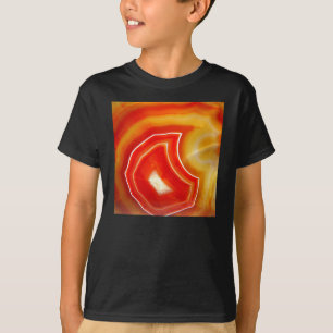 Camiseta Agate Naranja de caída
