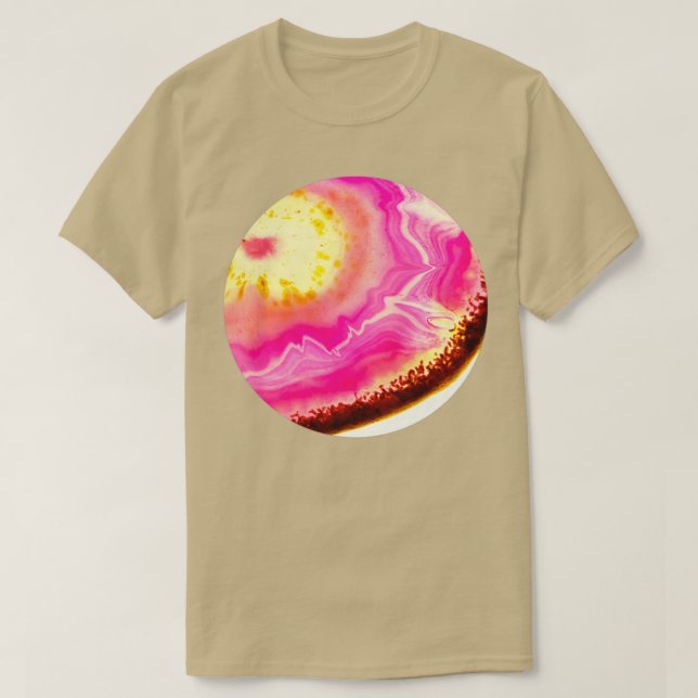 Camiseta Agato rosa (Diseño del anverso)