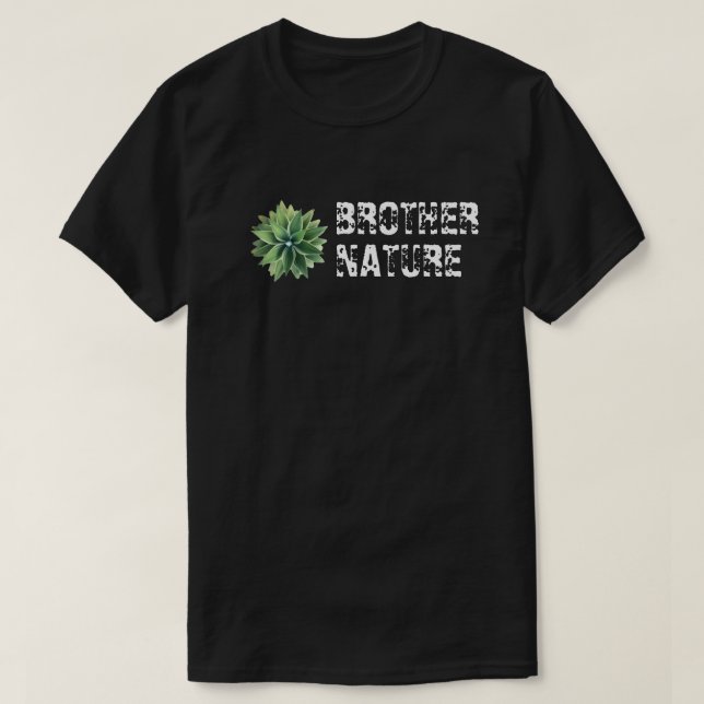 Camiseta Agavo del verde de la naturaleza de Brother (Diseño del anverso)
