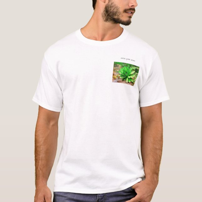 Camiseta Agavo - paseo en el jardín (Anverso)