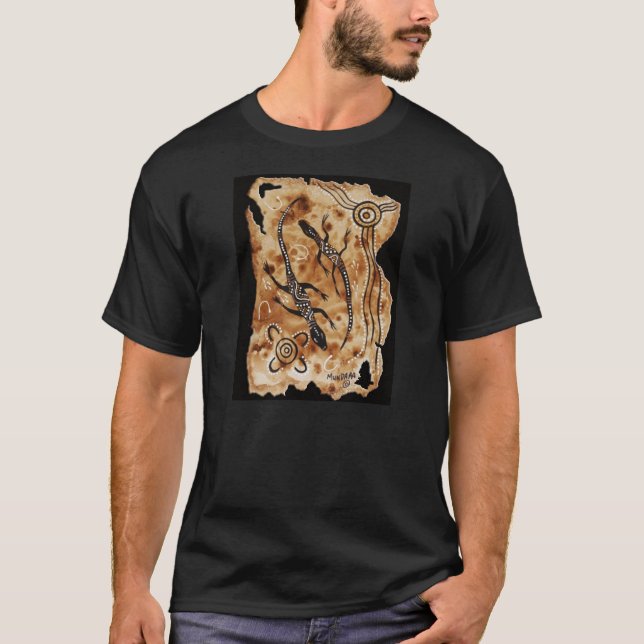 Camiseta Aged Paper Goannas (Anverso)