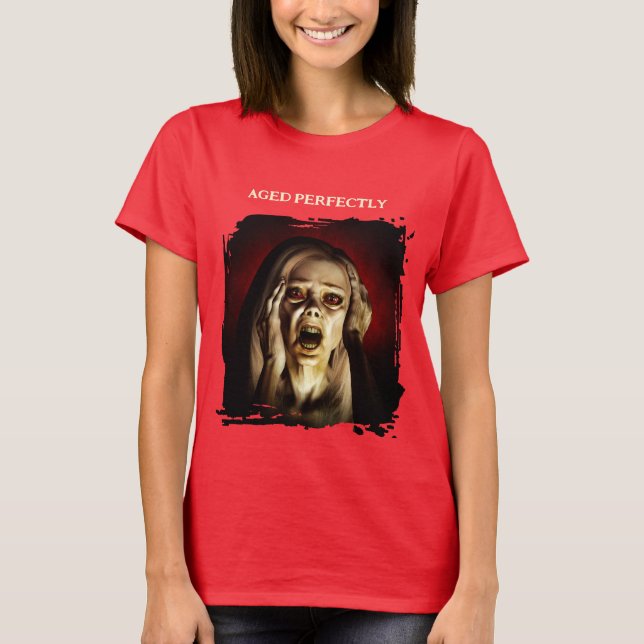 Camiseta Aged Perfectly. Portrait of a woman (Anverso)