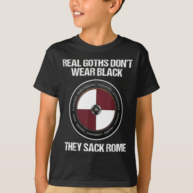 Camiseta Agema Apparel Uni-adults Medieval History , Black, (Anverso)