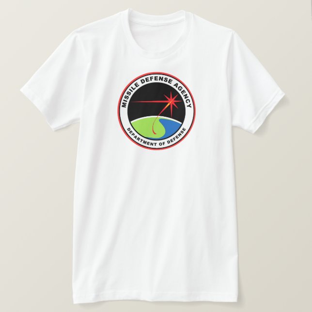 Camiseta Agencia de la defensa del misil (Anverso del diseño)