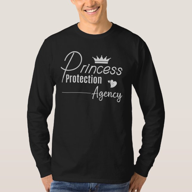 Camiseta Agencia de Protección de la Princesa Padre Papi Da (Anverso)