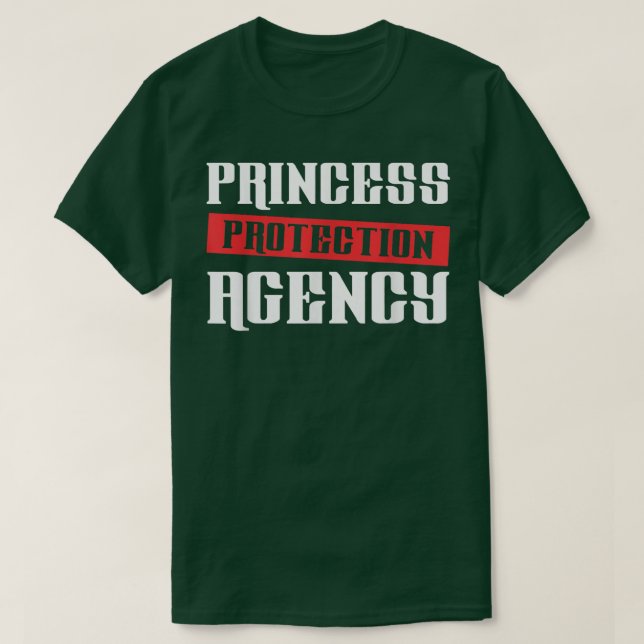 Camiseta Agencia de Protección de Princesas  (Diseño del anverso)