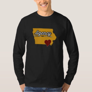 Camiseta AGENCIA IOWA IA EE. UU. Recuerdos Bonitos Merch Ci