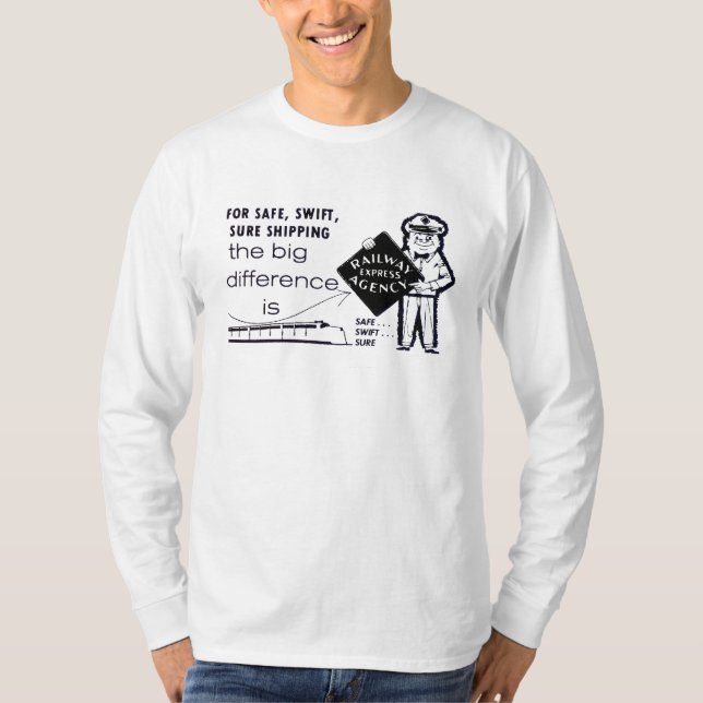 Camiseta Agencia Railway Express 1959 Sweatshirt T-Shirt (Anverso)