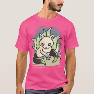 Camiseta Agender Cute Kitsune