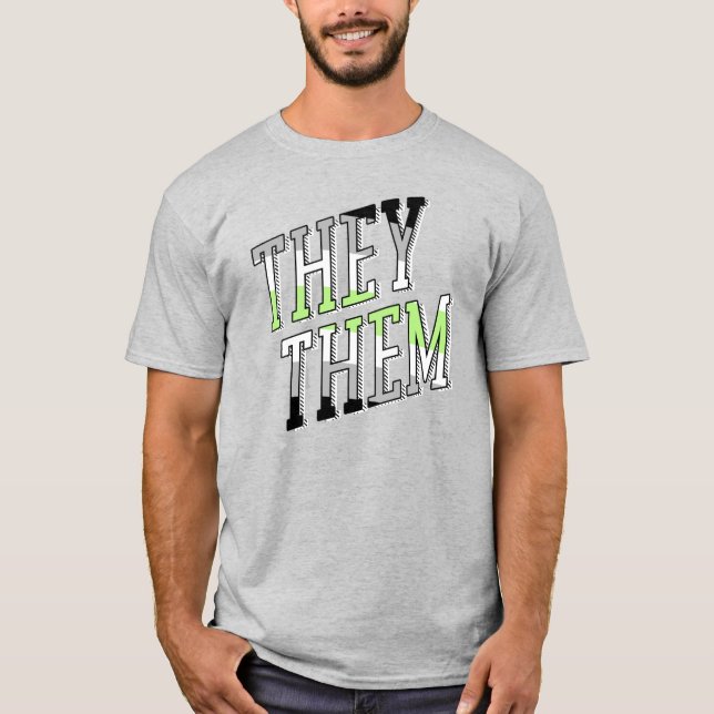 Camiseta Agender Ellos Ellas (Anverso)