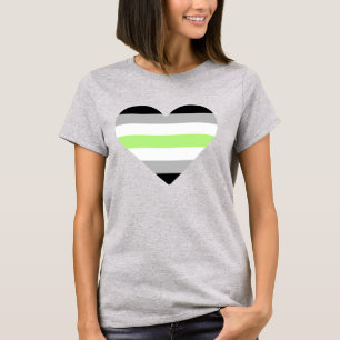 Camiseta Agender Heart Pride